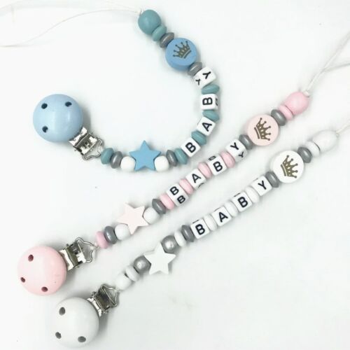 Baby Star Pacifier Chain Dummy Holder Clip Baby Feeding Teether Pacifiers Clip